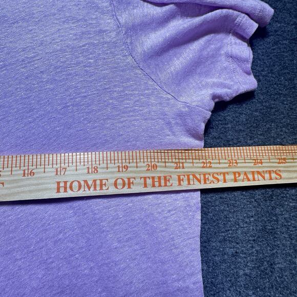 Vineyard Vines 100% Linen T-Shirt in Lavender Sea Grape Size L‎ - Picture 5 of 8